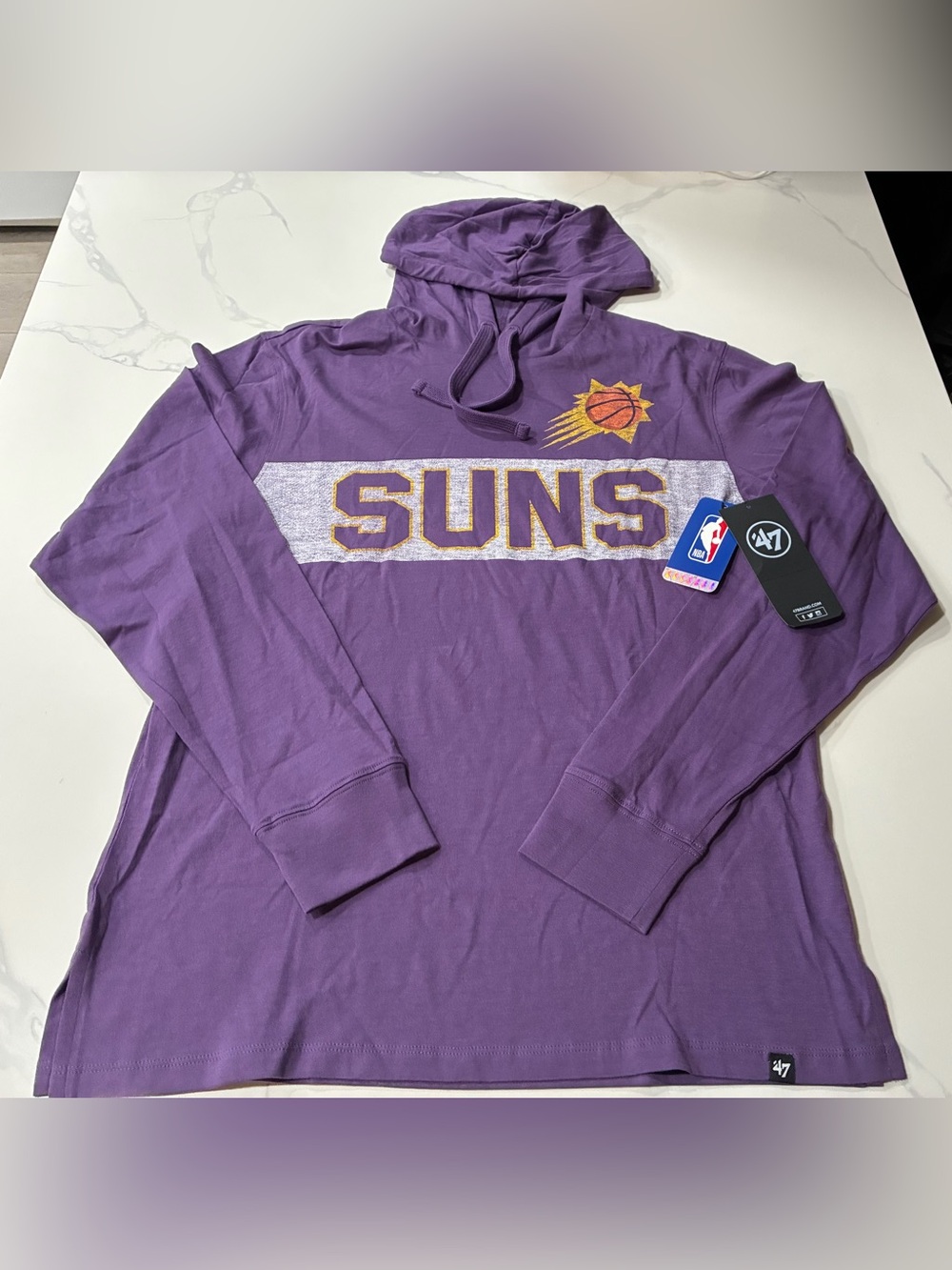 Phoenix Suns Men’s Hooded Short (Medium) Retails For $64